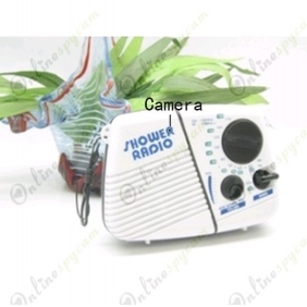 Waterproof Spy Radio Hidden 720P HD Pinhole Bathroom Spy Camera DVR 16GB